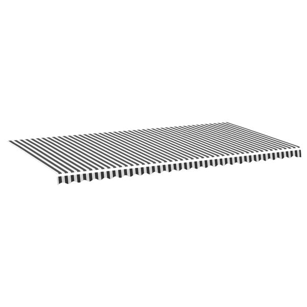 vidaXL Nadomestno blago za tendo antracitno in belo 6x3 m