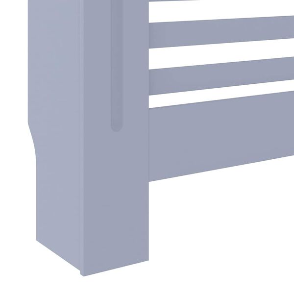 vidaXL Pokrov za radiator siv MDF 78 cm
