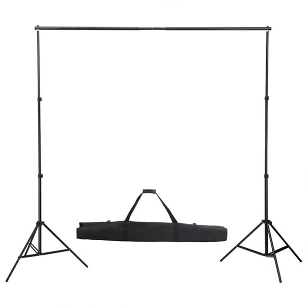 vidaXL Komplet za foto studio z lučmi, ozadjem in odbojnikom
