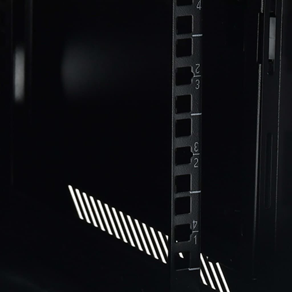 vidaXL Stenska omrežna omarica 12U 19" IP20 600x600x640 mm