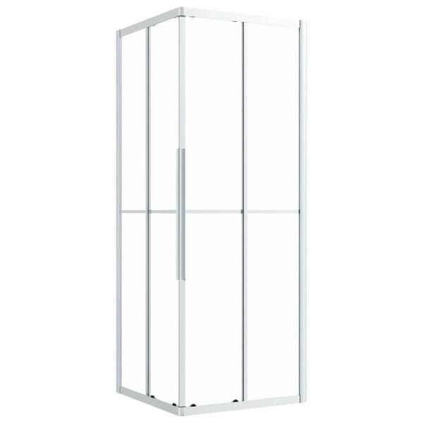 vidaXL Tuš kabina mlečno steklo ESG 70x70x180 cm