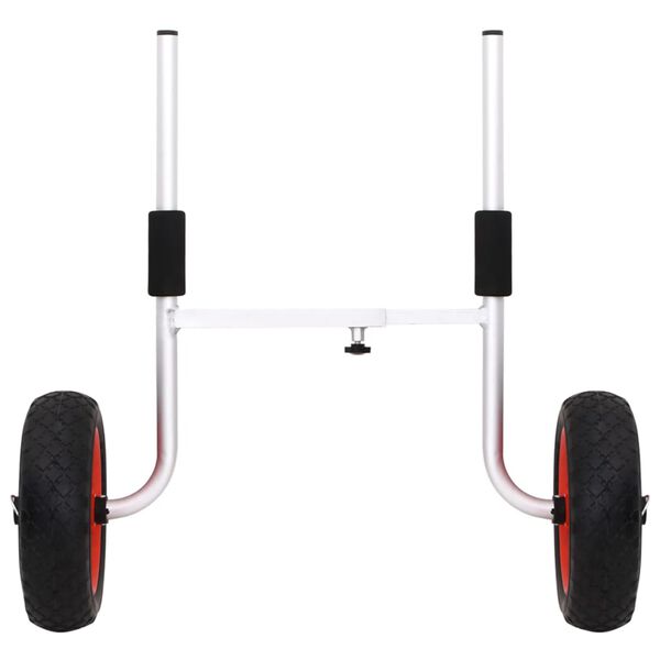 vidaXL Voziček za kajak 90 kg aluminij