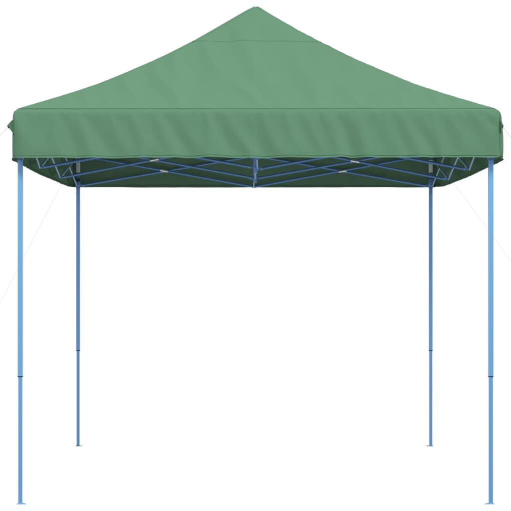 vidaXL Zložljivi pop-up šotor za zabave zelen 410x279x315 cm