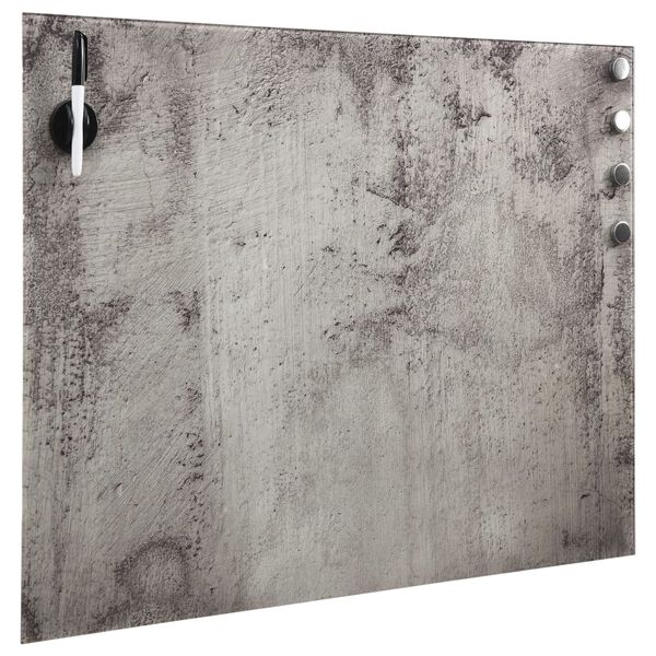 vidaXL Stenska magnetna tabla iz stekla 40x40 cm
