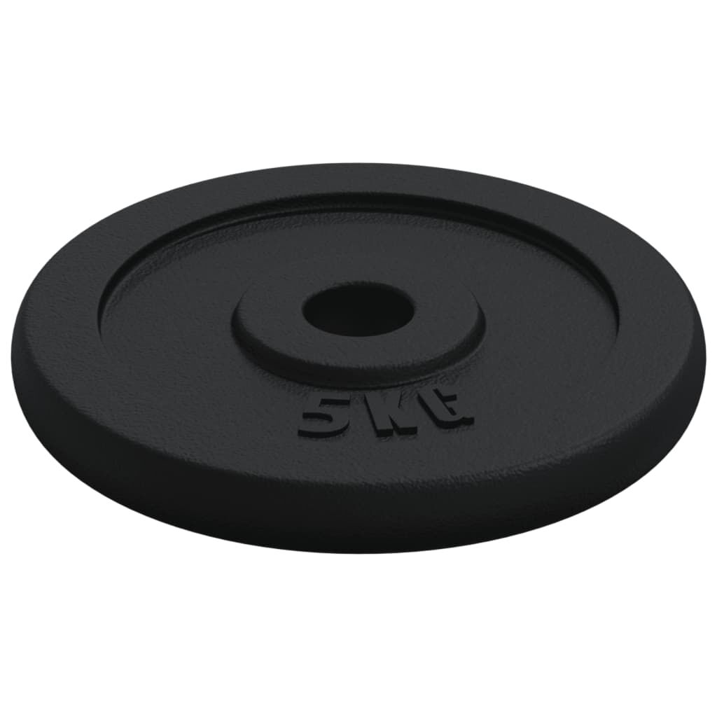 vidaXL Komplet uteži 40 kg lito železo in kromirano jeklo