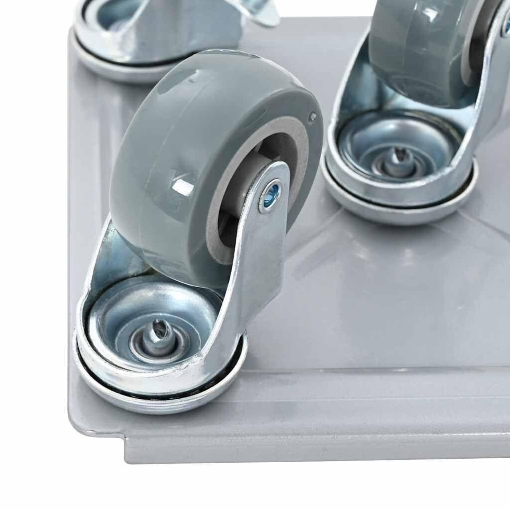 vidaXL Pohištveni valjčki 4 kosi z dvigalom 17,5x16x7,5 cm jeklo 1600 kg