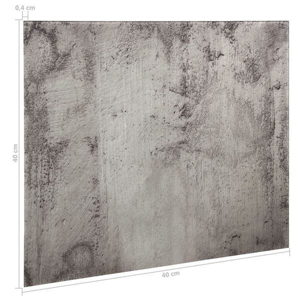 vidaXL Stenska magnetna tabla iz stekla 40x40 cm